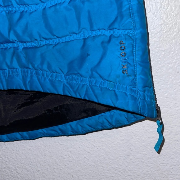 SKHOOP XS blue Scandinavian insulated down Winter skirt - Picture 3 of 8